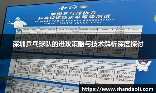 深圳乒乓球队的进攻策略与技术解析深度探讨
